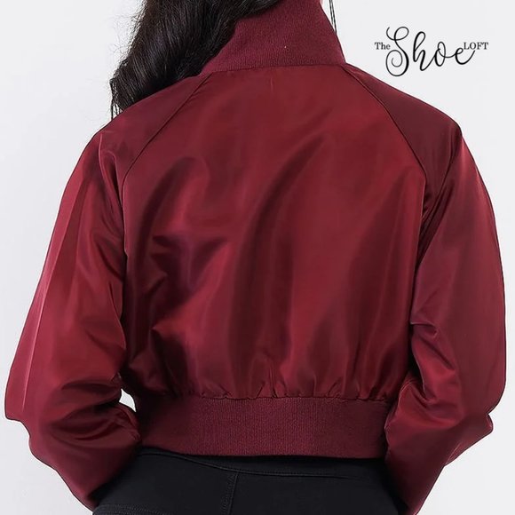 Cropped Bomber Jacket - Le Lis Collection - Picture 2 of 13